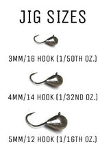 Load image into Gallery viewer, Larson's Quality Jigs Tungsten Ice Jigs (3mm, 4mm, 5mm)