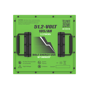 Bolt Energy USA 51 Volt “Mini” 105Ah High Output Lithium Battery Kit - Professional Kit