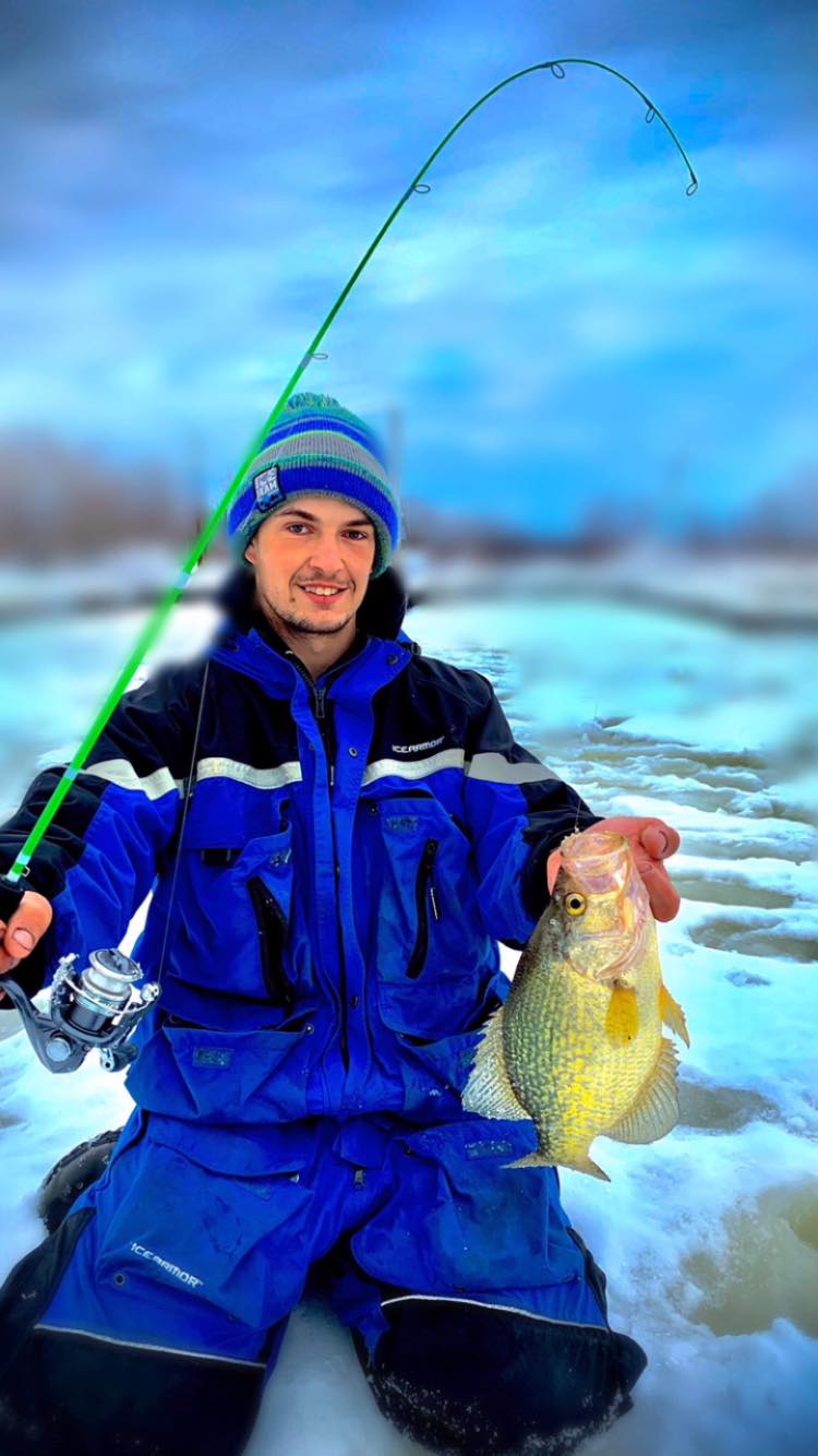 custom noodle ice fishing rod Nelson Power Noodle Custom Ice Rod