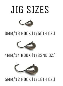 Larson's Quality Jigs Tungsten Ice Jigs (3mm, 4mm, 5mm) – JSOutfitter