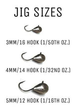 Load image into Gallery viewer, Larson&#39;s Quality Jigs Tungsten Ice Jigs (3mm, 4mm, 5mm)