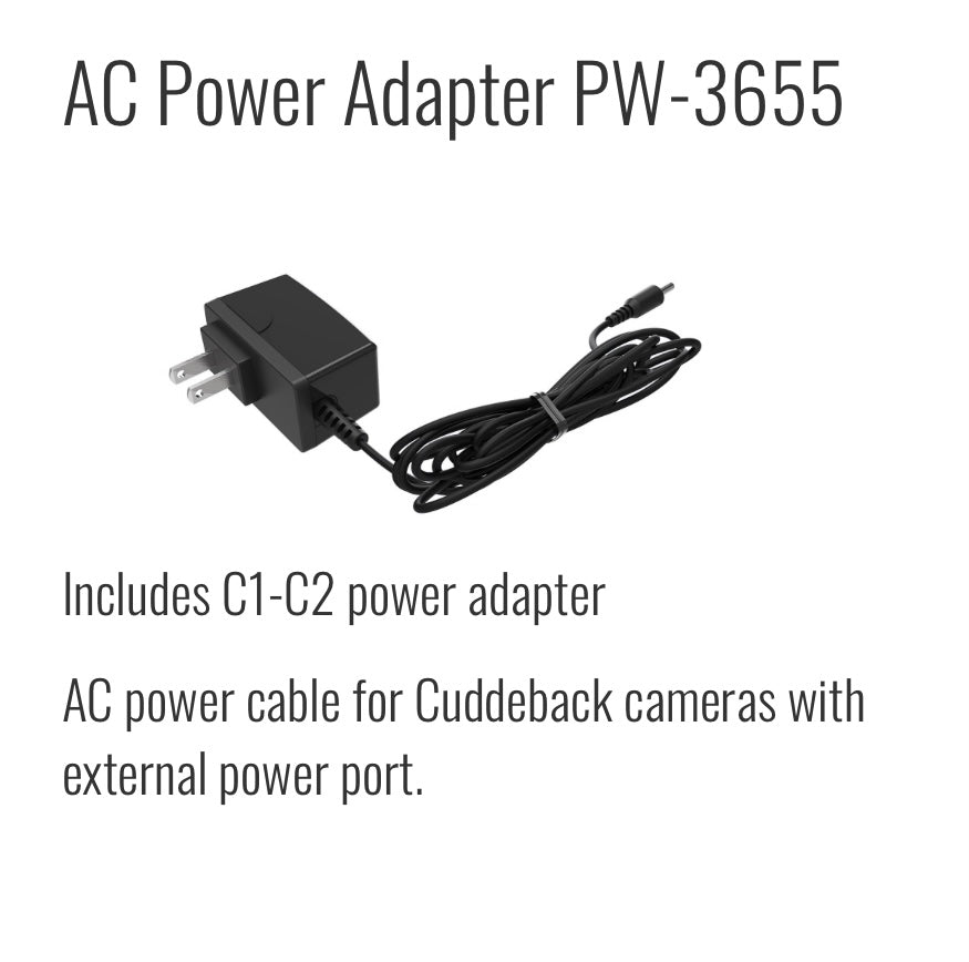 AC Power Adapter PW-3655