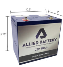 Load image into Gallery viewer, Allied “Drop In Ready” Lithium 72V 18Ah Batteries